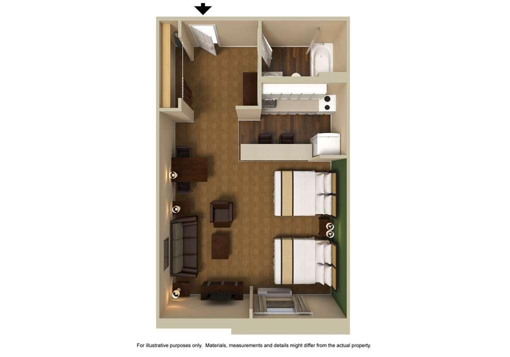 Extended Stay America Select Suites - Raleigh - Cary - Regency Parkway South Rum bild